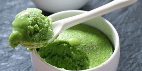 Мороженое из зеленого чая