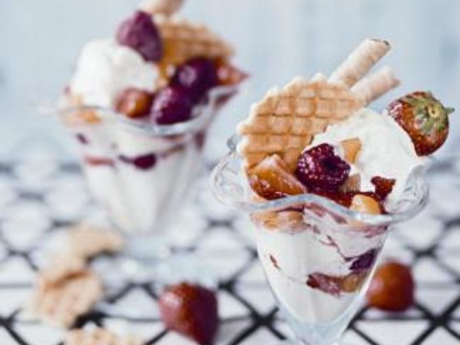 Рецепт мороженого с фруктами