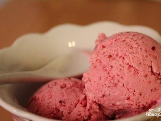 Рецепт мороженого с клюквой