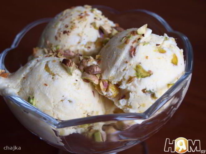 Рецепт мороженого с манго и фисташками