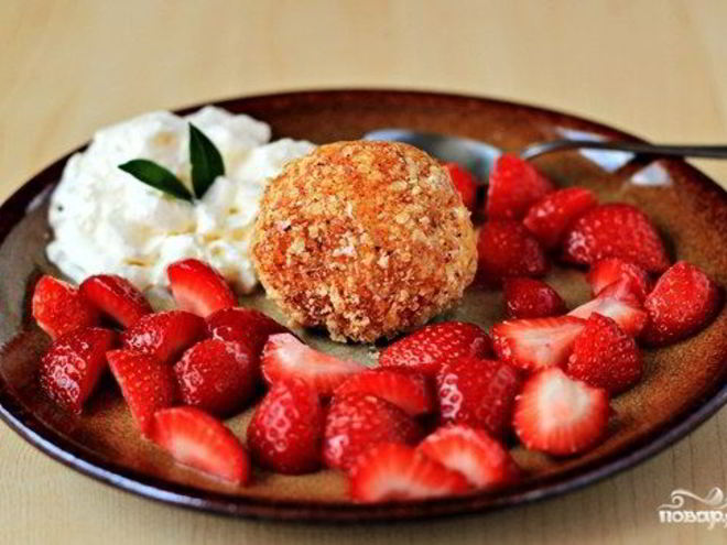 Рецепт мороженого шарики