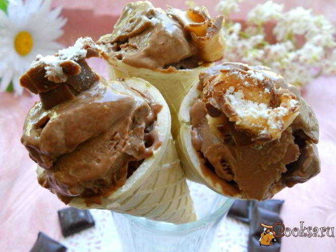 Рецепт мороженого шоколадного