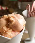 Рождественское мороженое с перечной мятой