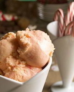 Рождественское мороженое с перечной мятой