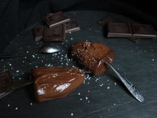 Рецепт шоколадного десерта-мороженого