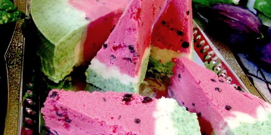 Торт-мороженое Арбуз