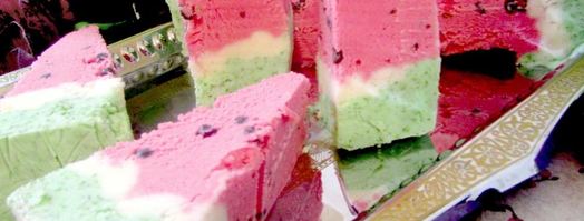 торт-мороженое арбуз. Шаг 19