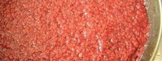 торт-мороженое с безе и красными ягодами. Шаг 19