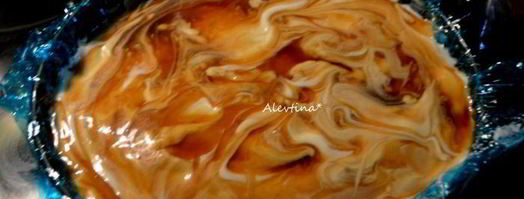 торт-мороженое с ирисовым соусом. Шаг 7