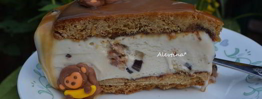 торт-мороженое с ирисовым соусом. Шаг 10