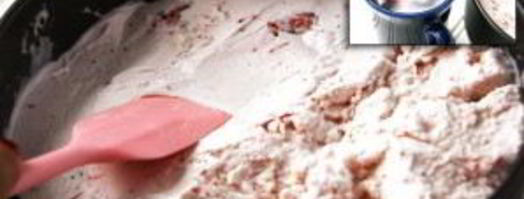 торт-мороженое с клубникой и бананами. Шаг 3