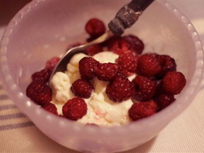 Рецепт ванильного мороженого с фруктозой