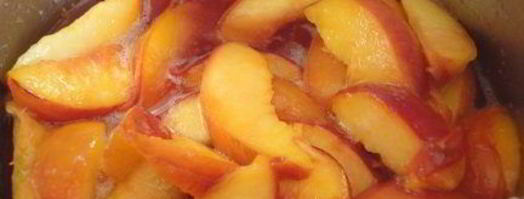 ванильное мороженое с персиками. Шаг 3