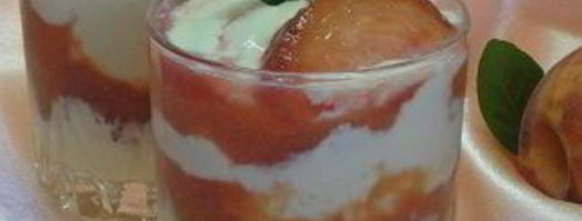 ванильное мороженое с персиками. Шаг 4