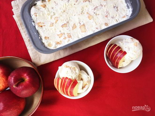 Рецепт яблочного мороженого