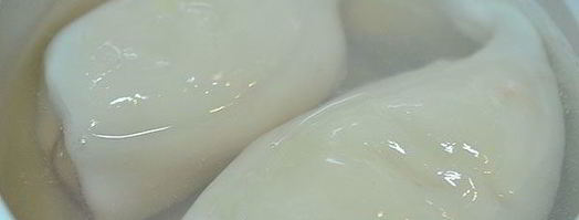 кальмар, фаршированный крабовым муссом. Шаг 2