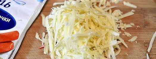 кальмар, фаршированный крабовым муссом. Шаг 3