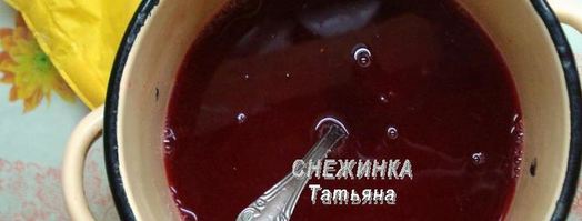 клюквенный мусс-зефир на манной крупе. Шаг 4