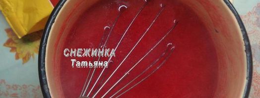 клюквенный мусс-зефир на манной крупе. Шаг 6