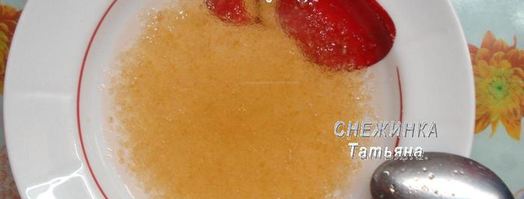 клюквенный мусс-зефир на манной крупе. Шаг 7