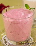 Клюквенный мусс