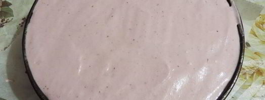 клюквенный торт-мусс с миндальным пралине праздничный. Шаг 32