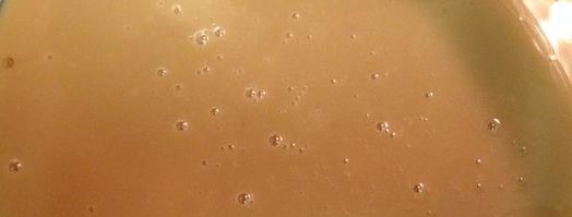 мусс из белого шоколада с персиками. Шаг 5