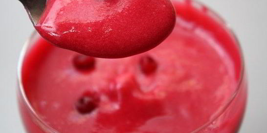 Мусс из клюквы