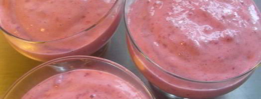 мусс из малины и сгущенного молока. Шаг 4