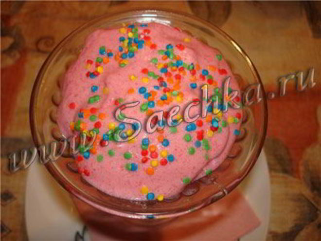 Рецепт мусса из манки