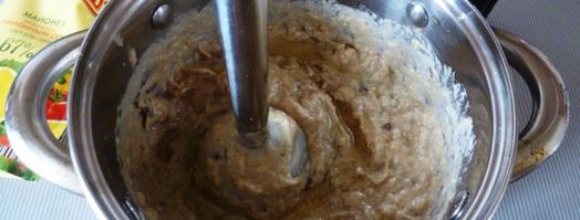 мусс из запеченных баклажанов по-магрибски. Шаг 3