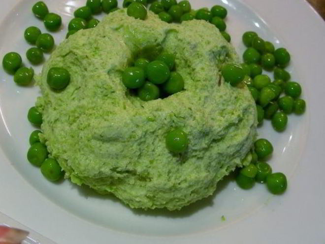 Рецепт мусса из зеленого горошка и спаржи