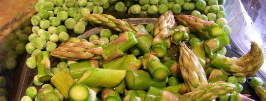 мусс из зеленого горошка и спаржи. Шаг 2