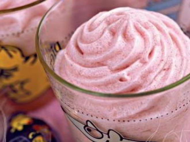 Рецепт мусса клюквенного из манной крупы