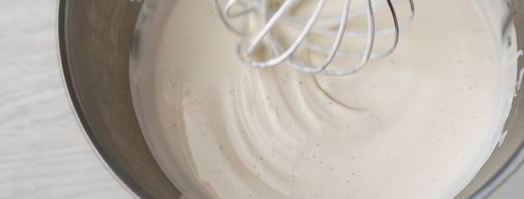 мусс с белым шоколадом ваниль-базилик. Шаг 14