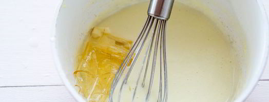 мусс с белым шоколадом ваниль-базилик. Шаг 6