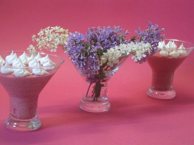 Рецепт мусса вишневого