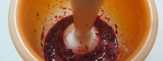 мусс вишневый. Шаг 2