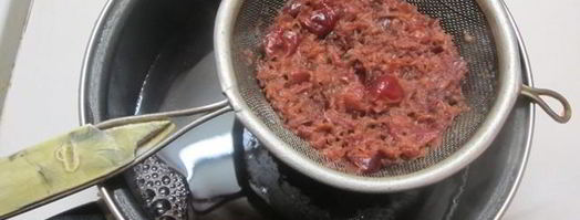 мусс вишневый. Шаг 4