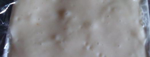 мусс-желе из хурмы, черимойи и амареттини под крем-фрешем. Шаг 12