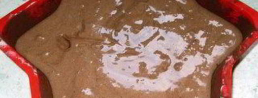 рождественская звезда с шоколадным муссом. Шаг 4