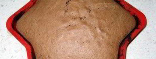 рождественская звезда с шоколадным муссом. Шаг 5