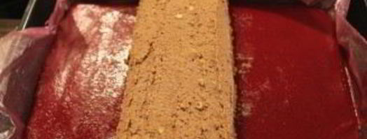 рулет из печени в клюквенном муссе. Шаг 4