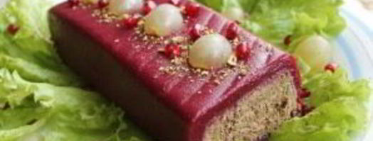 рулет из печени в клюквенном муссе. Шаг 6