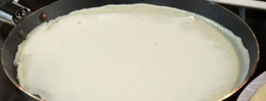 рулет с муссом из трески и брусничным соусом. Шаг 2