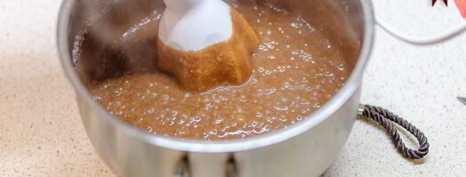 шоколадно-манный мусс. Шаг 3