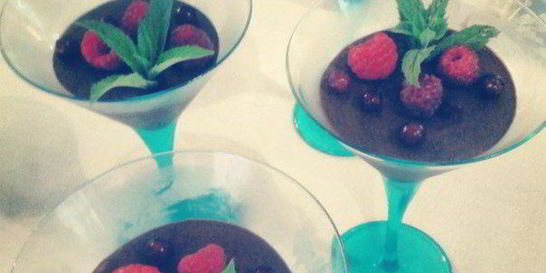 Шоколадно-ванильный мусс