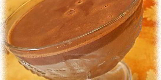 Шоколадный мусс из молока