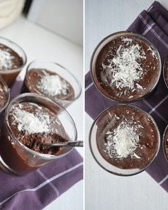 Шоколадный мусс с апельсиновой цедрой