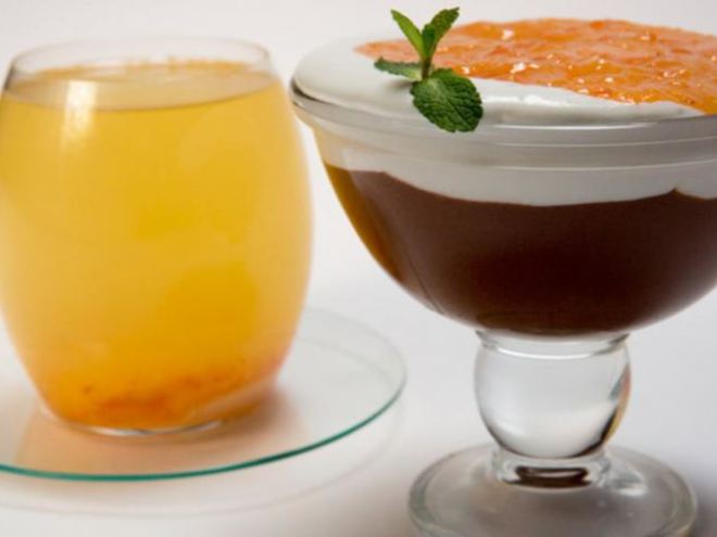 Рецепт шоколадного мусса с хурмой